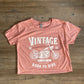 Vintage Motorcycle Crop Top