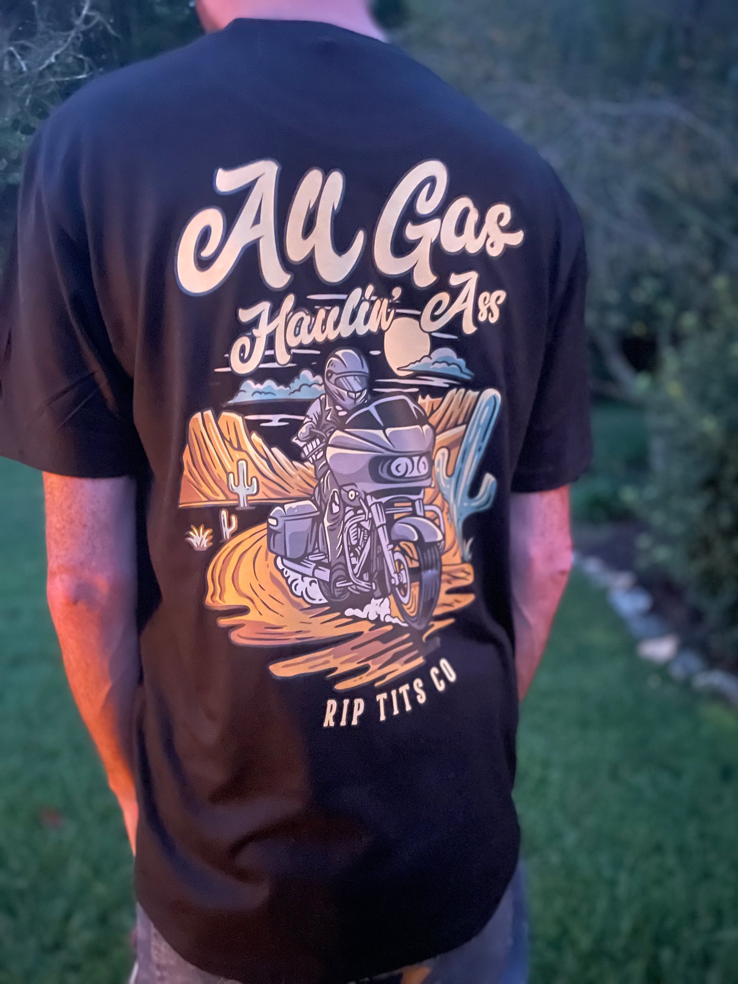 All Gas Haulin' Ass Road Glide T-shirt