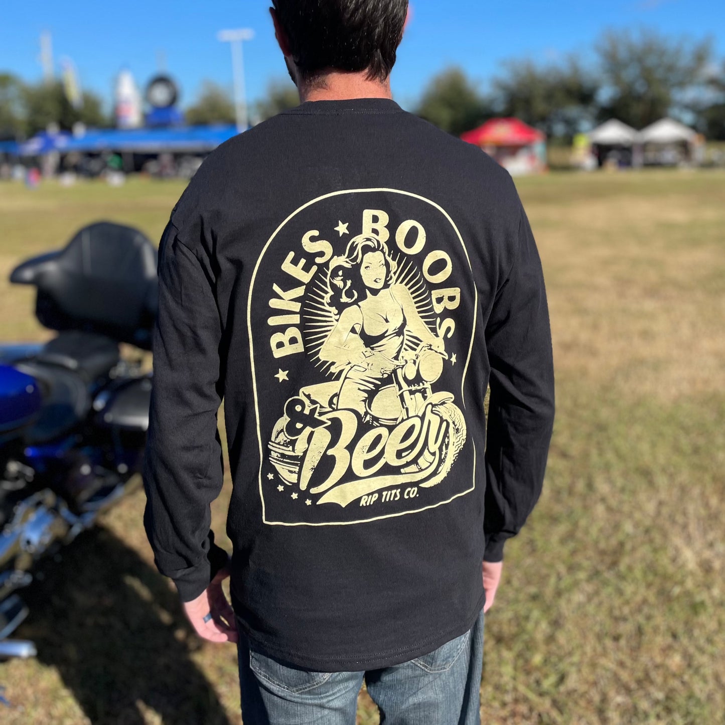 Bikes Boobs & Beer Long Sleeve