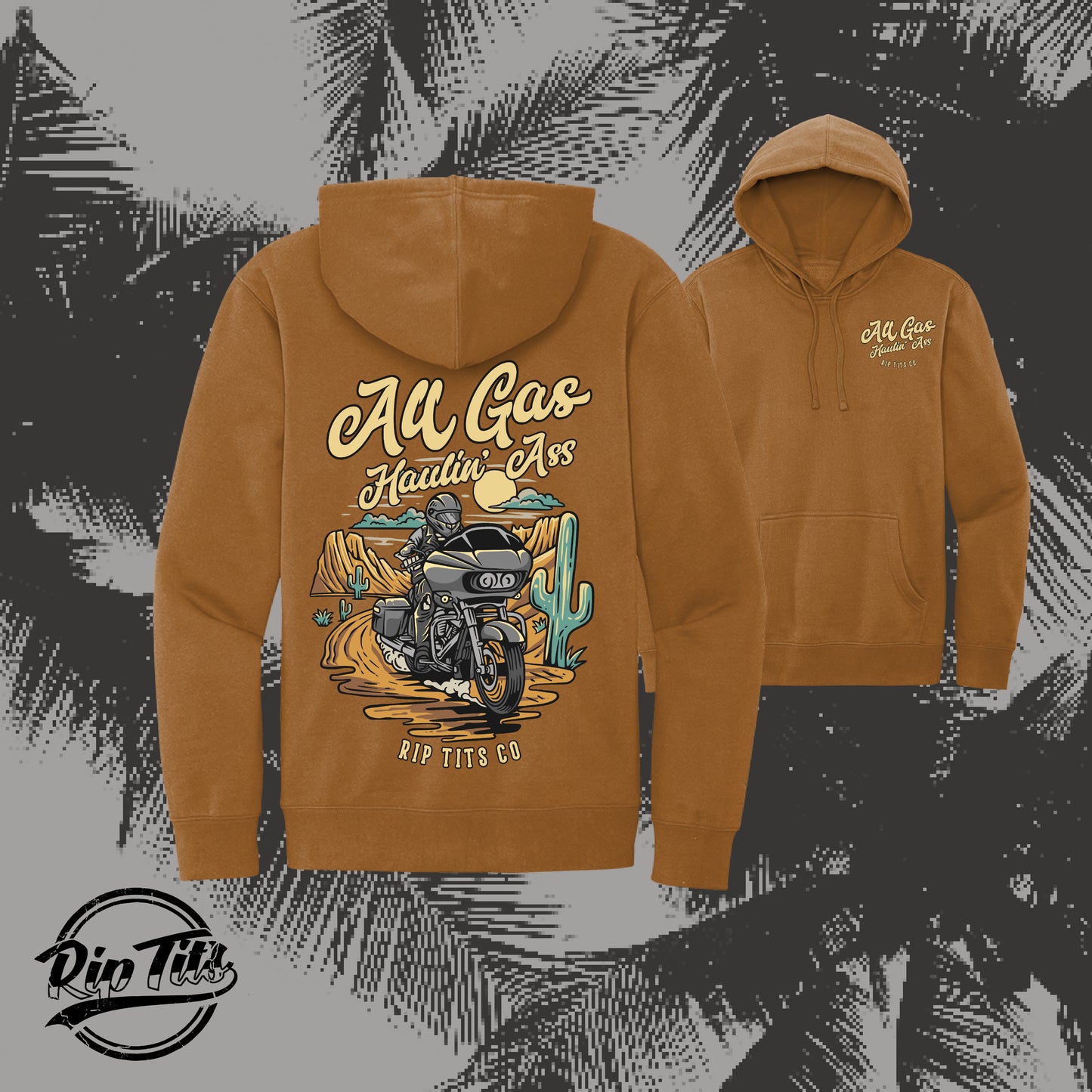 All Gas Haulin' Ass Road Glide Hoodie